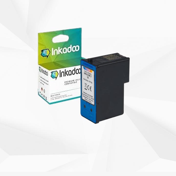 Produktbild Inkadoo Druckerpatronen kompatibel zu Lexmark 18C2110E / 15 Druckkopfpatrone, color Farbe (Color)