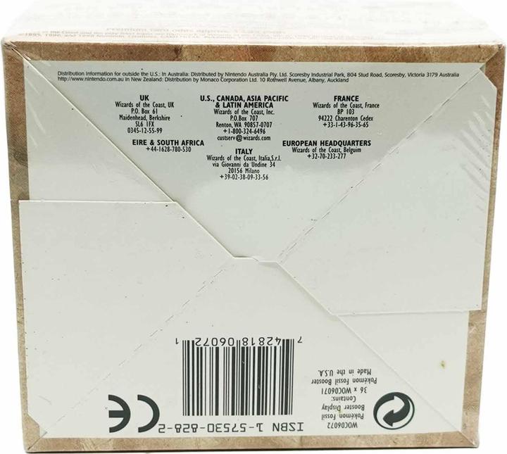 Produktbild Pokémon Fossil Booster Display (Sealed/OVP) - EN (Englisch)