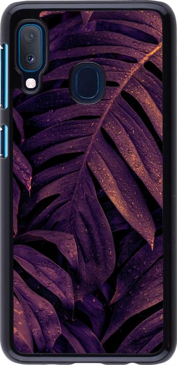 Produktbild PhoneLook Hülle Purple Light Leaves (Samsung Galaxy A20e)