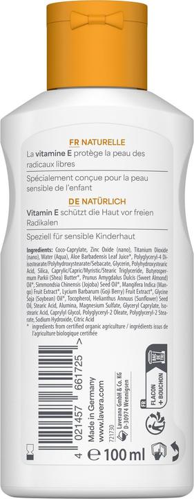 Produktbild Lavera Kids sensitiv (Sonnenlotion, SPF 50, 100 ml)