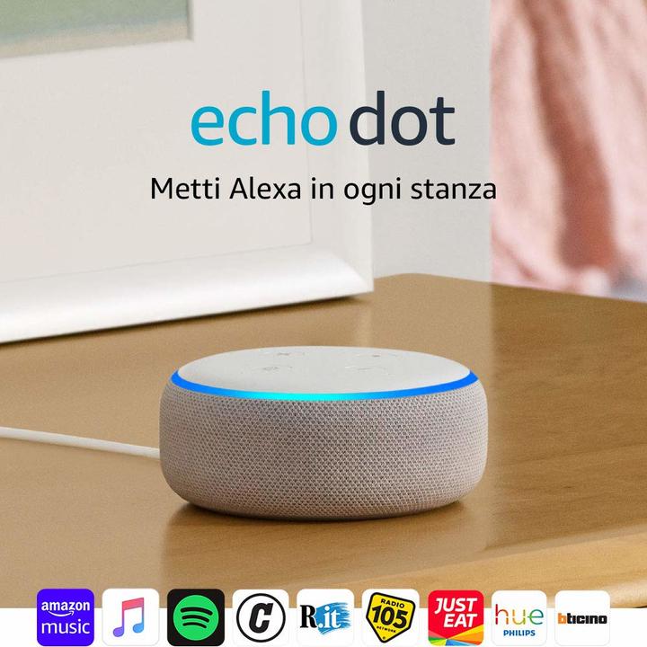 Immagine prodotto Amazon Punto Eco (3° gene) (Amazon Alexa, IFTTT)