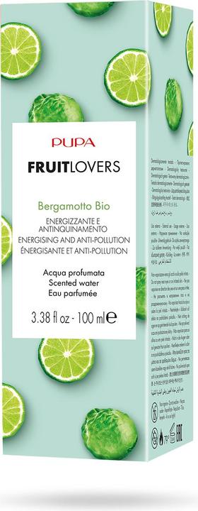 Actual product image Pupa Milano Fruit Lovers Scented Water 003 - Bergamotto 100 ml (Eau de toilette, 100 ml)