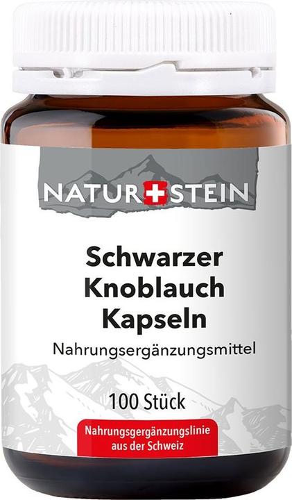 Naturstein Schwarzer Knoblauch (100 Stück, Kapseln, 156 g)