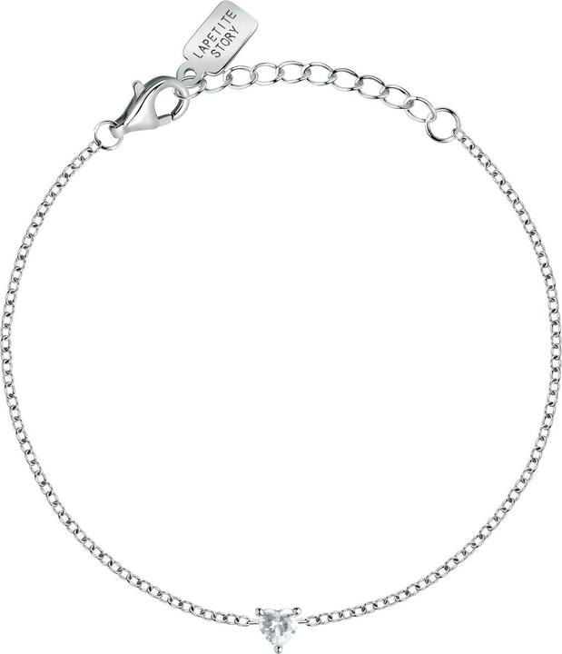 Immagine prodotto La Petite Story Delicato bracciale in argento con zircone chiaro Argento LPS05AWV08 (16 cm, Argento 925)