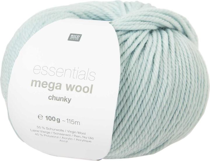 Produktbild Rico Design Wolle Essentials Mega Wool chunky 100 g, Mint (125 m)