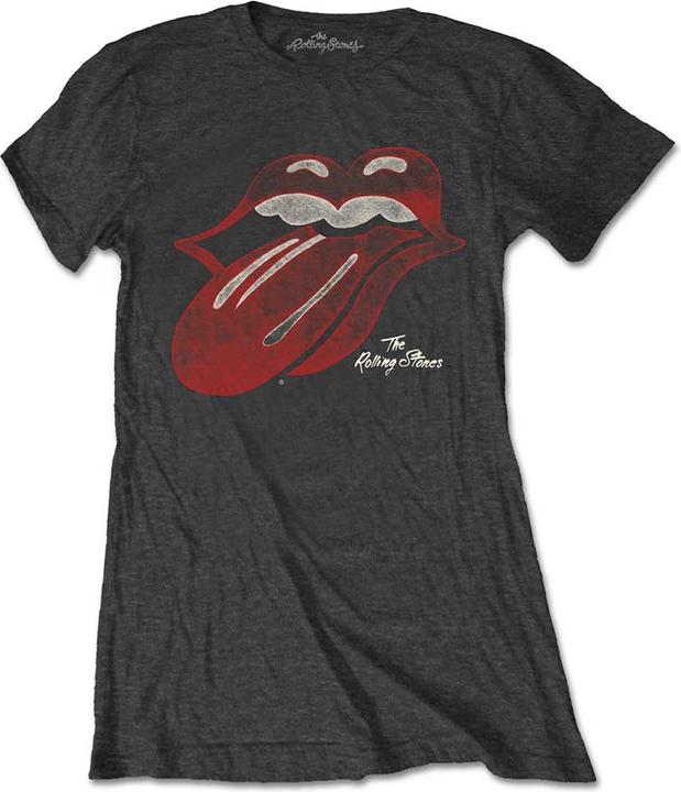 Produktbild The Rolling Stones Vintage Tongue Logo (Girlie) (XXL)