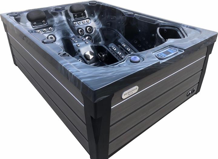 Spa Solutions Whirlpool Rhodium Black Silver 2024