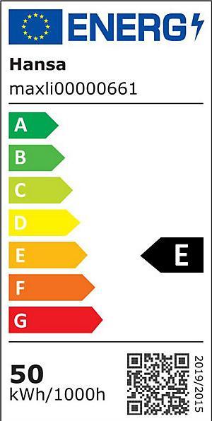 Energie-Label Hansa LED-Stehleuchte MAXLIGHT (4800 lm)