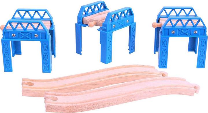 Produktbild Bigjigs Schiene Brücke Holzteile