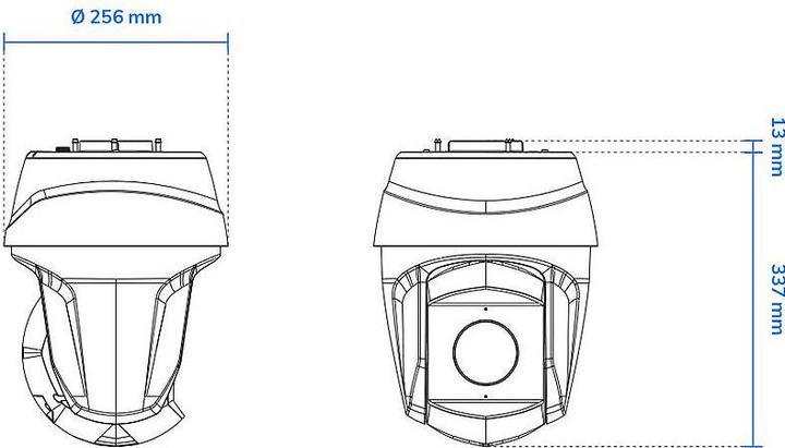 Actual product image Vivotek S Series SD9384-EHL - Network Surveillance Camera - PTZ - Vandal Resistant / We (2560 x 1920 pixels)