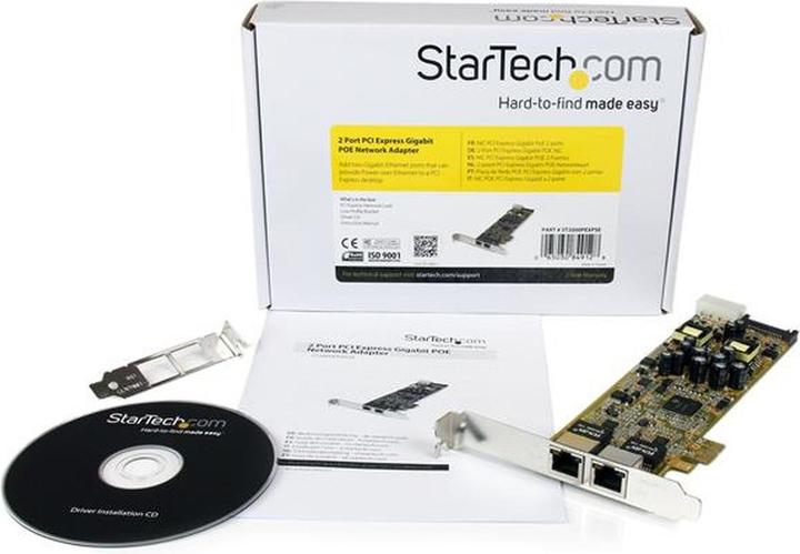Produktbild StarTech Dual Port Gigabit Network Card (PCI-E x1)