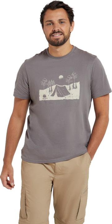 Immagine prodotto Mountain Warehouse Camping Sketch Maglietta Uomo (XXL)