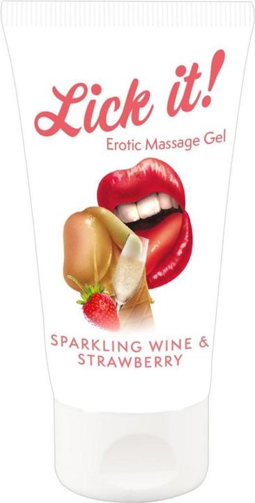 Actual product image Lick-it Erotic Massage Gel Cherry (50 ml)