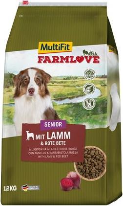 Produktbild MultiFit Farmlove Senior Lamm und Rote Beete (Senior, 12000 g)