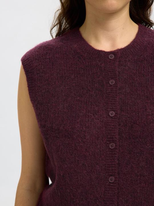 Actual product image Selected Femme Slflulu Sl Button O-Neck Vest Noos (XL)