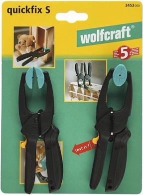 Produktbild wolfcraft wolfcraft 2 quickfix S - Mini-Schnellspannzange (30 mm)