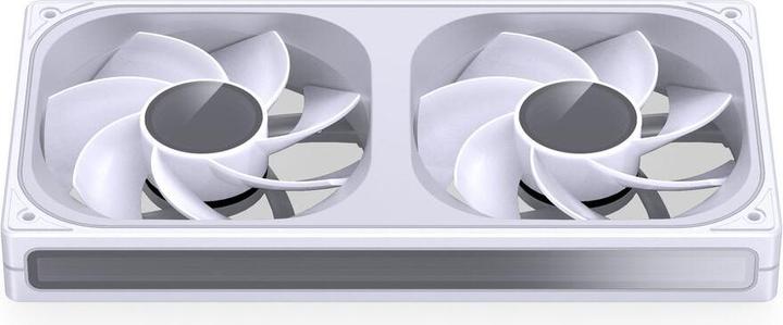 Actual product image Jonsbo ZB-240 Infinity Mirror ARGB Reverse Blade PWM Lüfter - 240mm, weiss (240 mm)