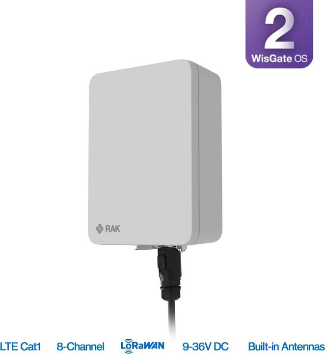 RAK Wireless WisGate Soho Pro RAK7267 8-Kanal LoRa LTE Outdoor Gateway