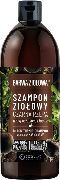 Immagine prodotto Barwa Colore - Shampoo alle erbe per capelli deboli e con forfora 480Ml (480 ml, Shampoo liquido)