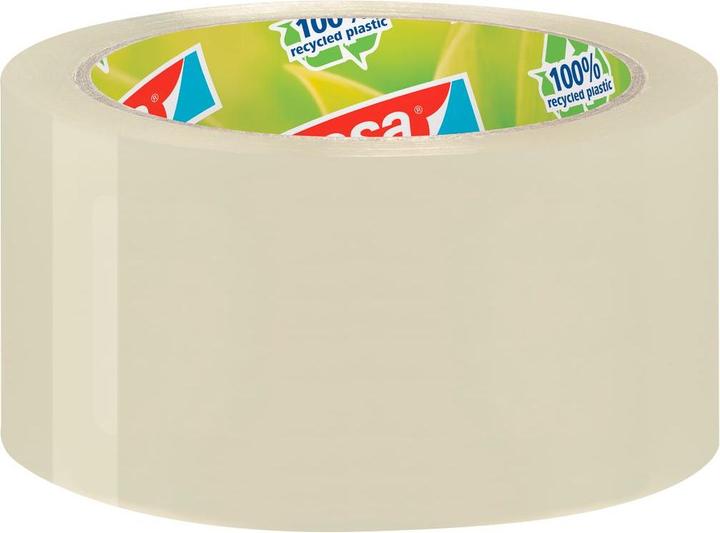 Image du produit tesa tesapack ECO & STRONG Ruban d'emballage - Ruban d'emballage écologique en plastique 100 % recyclé (50 mm)
