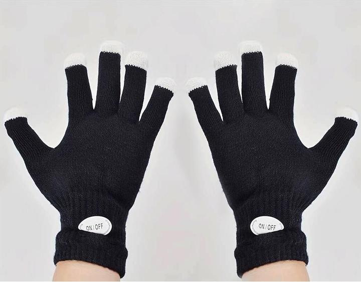 Actual product image Cbx LED Gloves, Glowing Gloves (One size)