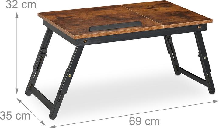 Actual product image Relaxdays Tavolino porta-pc