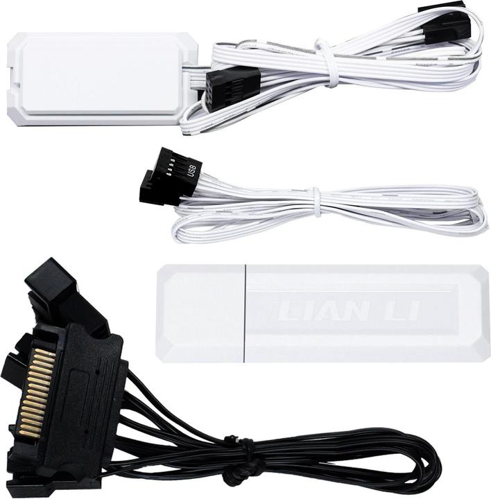 Image du produit Lian-Li UNI FAN TL Wireless LCD Lüfter, ARGB, PWM, 3er-Pack inkl. Controller - Reverse Blade, 120 mm (120 mm, 3 x)