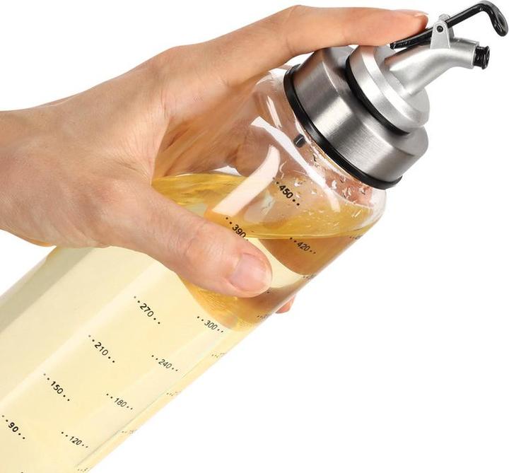 Produktbild Zeller Present Essig- Ölflasche 500 ml Glas ø 6.5x24.5 cm (500 ml)