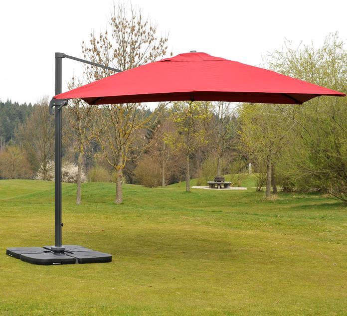 Produktbild Swisshandel24 Sonnenschirmständer, Ampelschirmständer Marktschirmständer für Bodenkreuz, befüllbar 100kg