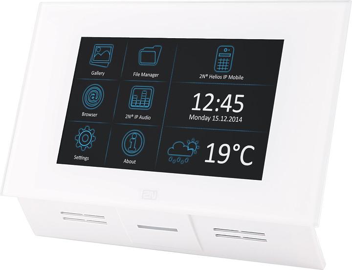2N Station intérieure Indoor Touch 2.0 blanche (Ethernet, Filaire)