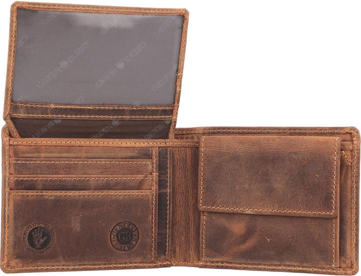 Actual product image Greenburry Vintage Geldbörse RFID Schutz Leder 12 cm