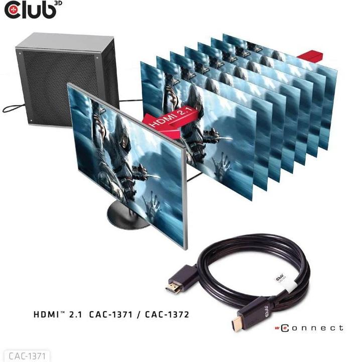 Produktbild Club 3D HDMI (Typ A) — HDMI (Typ A) (1 m, HDMI)