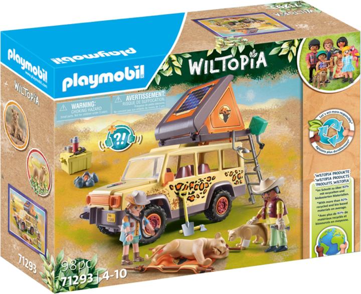 Actual product image Playmobil Wiltopia - With the off-road vehicle with the lions (71293, Playmobil Wiltopia)