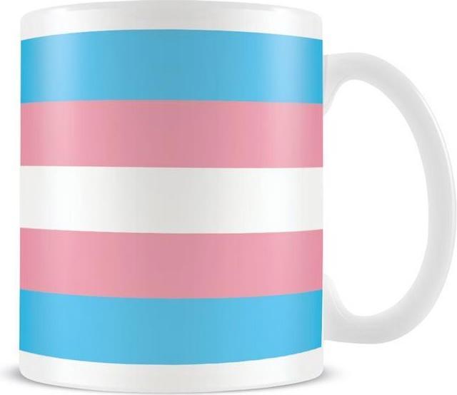 Image du produit Pyramid Tasse à café Drapeau transgenre (325 ml)