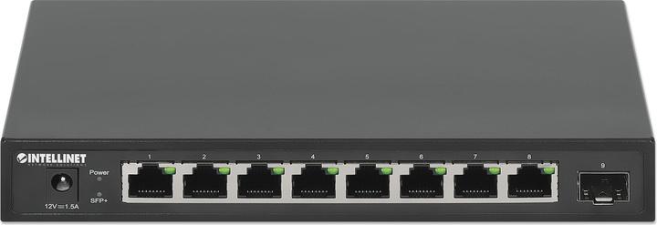 Actual product image Intellinet 9-port switch with 8 x 2.5G Ethernet ports and 1 SFP+ uplink (9 Ports)