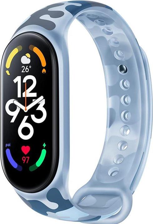Productafbeelding Xiaomi Smart Band 7 Band Khaki Blauw (Thermoplastisch polyurethaan (TPU))