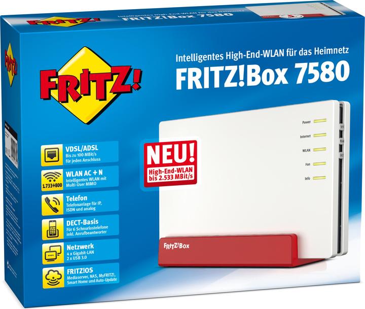 Actual product image AVM FRITZ!Box 7580