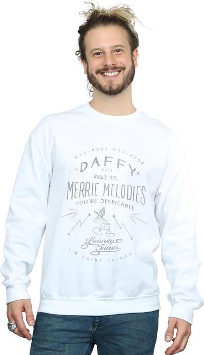 Actual product image Looney Tunes Mens Daffy Duck Despicable Sweatshirt (3XL)