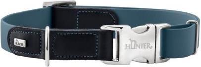 Hunter Halsband Wolmar Alu-Strong BioThane für Hunde Blau XL (XL, Hund, Hundesport)