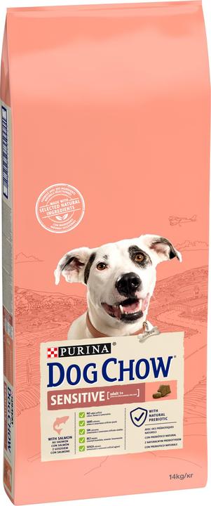 Actual product image Purina DOG CHOW Sensitive With Salmon su lašiša 14kg (Senior, 1 pcs., 14000 g)