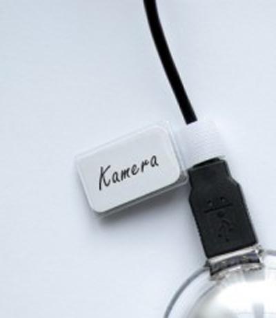 Immagine prodotto Label-the-cable LTC Mini Fascette in Velcro, confezione da 10 (Fascette in velcro, 90 mm, 10 pz.)