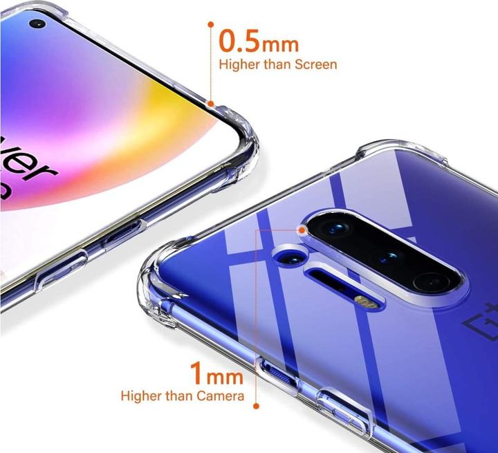 Produktbild Screenguard OnePlus 8 Pro Crystal Soft Airbag Bumper (OnePlus 8 Pro)