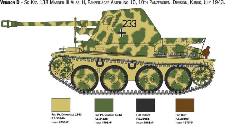 Produktbild 1:35 Dt. Sd.Kfz.138 Marder III Ausf. H