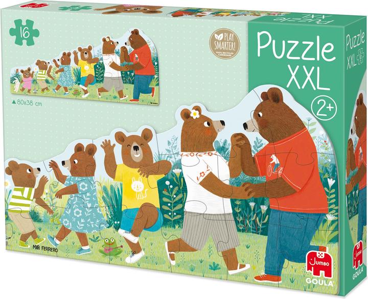 Actual product image Jumbo GOULA XXL puzzle bear family.55266 (16 pieces)