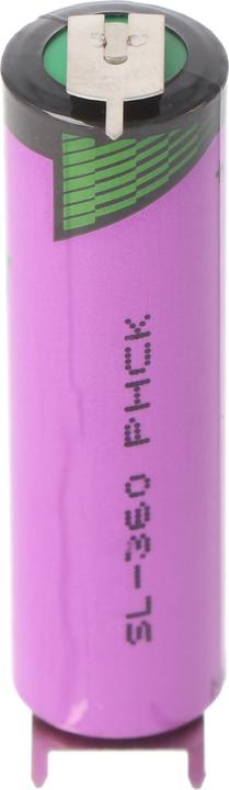 Actual product image Tadiran Lithium Batterie SL-360/PT mit Lötfahnen mit 3er Print Kontakten (1 pcs., AA, 2300 mAh)