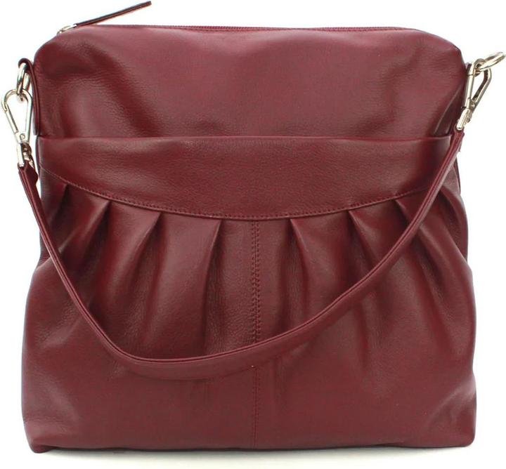 Eastern Counties Leather Handtasche Leona Gerafft Leder