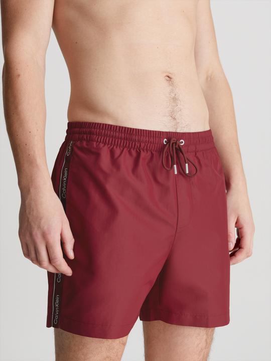 Actual product image Calvin Klein Medium Drawstring Heren Zwembroek - Cordovan - Maat L (L)