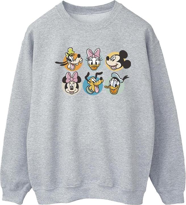 Disney Mickey Mouse And Friends Faces Sweatshirt (L)