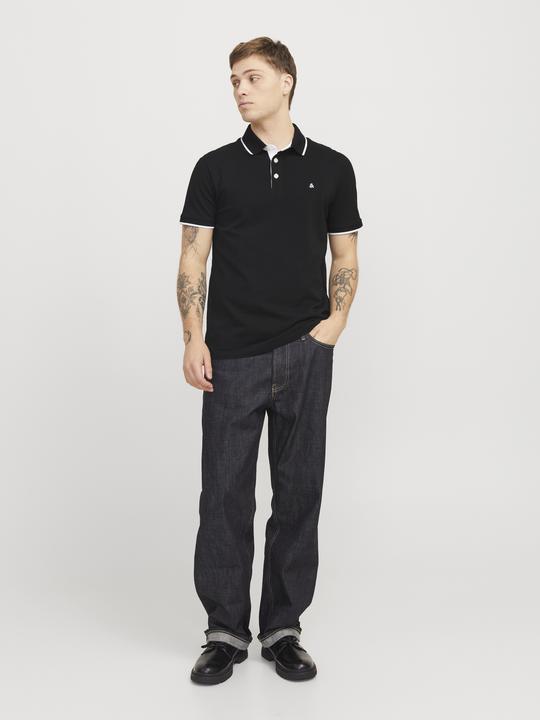 Produktbild Jack & Jones Einfarbig Polokragen Poloshirt Poloshirt (M)