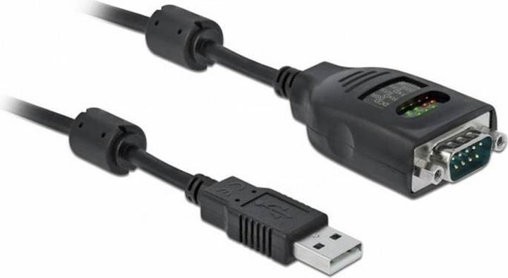 Delock USB Type-A to Serial DB9 Adapter with 9 LED RS-232 Tester (2 m)
